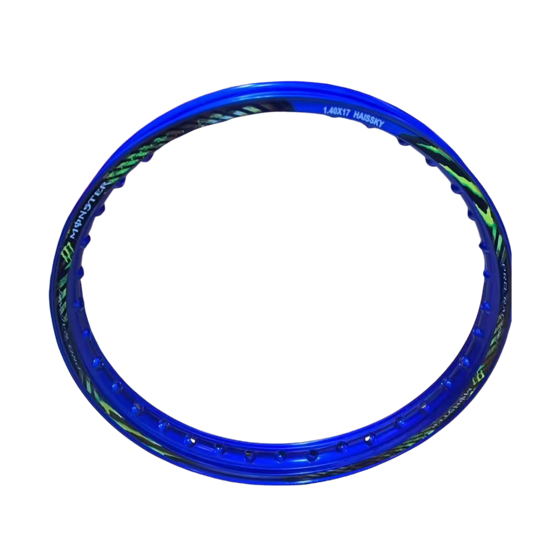 AROS DE COLOR 1.40*17 MONSTER-AZUL