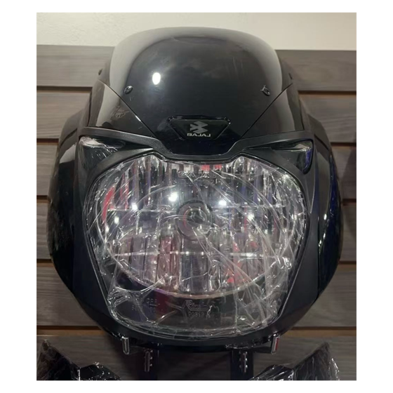 CARETA Y FOCO PULSAR 180-COMPLETA-NEGRA