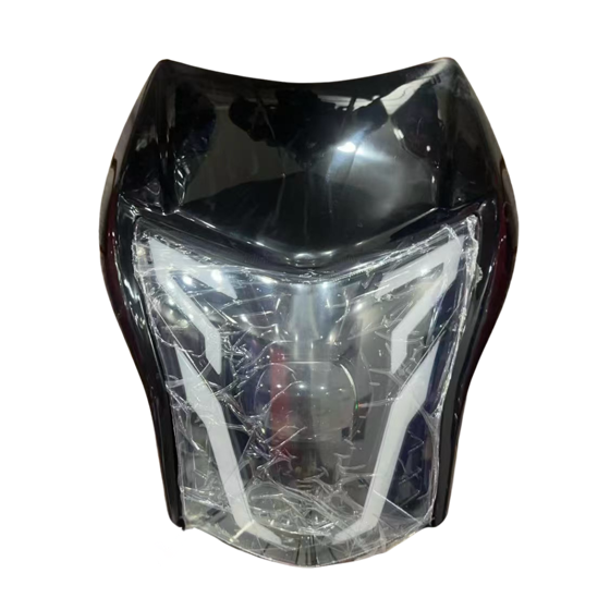 CARETA Y FOCO XR150-LED-COMPLETA -NEGRA