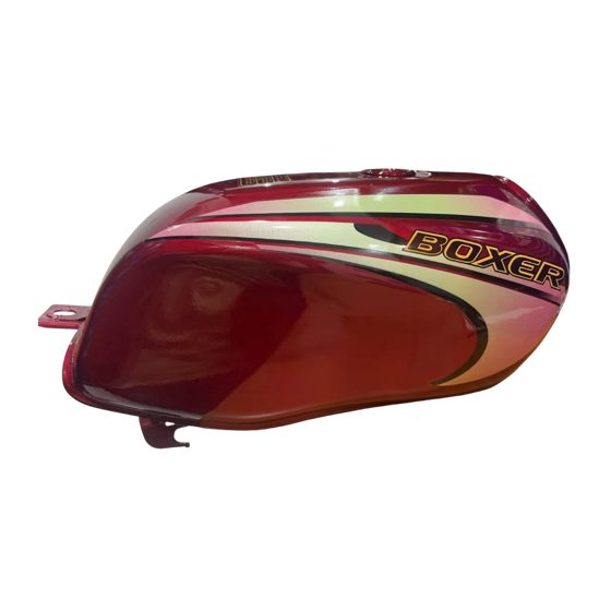 TANQUE DE COMBUSTIBLE BOXER 100-ROJO