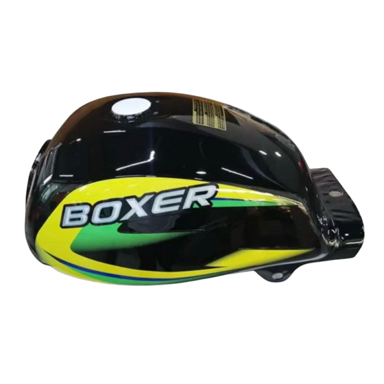 TANQUE DE COMBUSTIBLE BOXER 150-NEGRO CON AMARILLO,